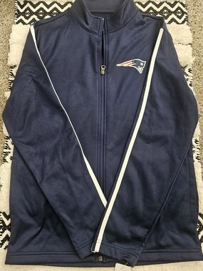 NFL Navy and White Team Apparel Jacket with Tag